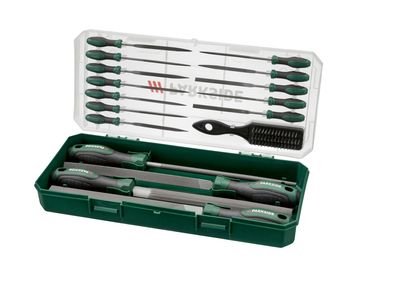 Workshop file set, 17 pieces