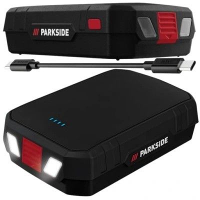 Externer Akku mit Taschenlampe