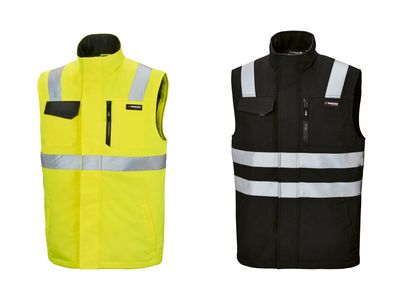 Profesjonalna kamizelka softshell o wysokiej widoczności / odblaskowa