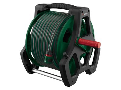 Enrollador de manguera para pared