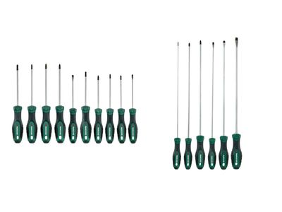 Conjunto de chaves de fenda, 10 peças / 6 peças