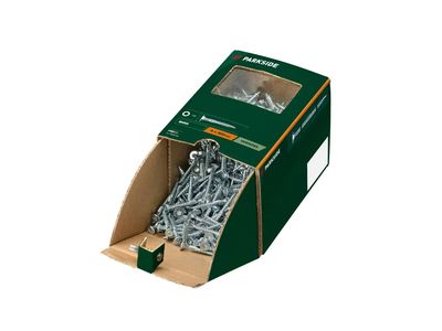 Set of screws for chipboard