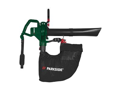 Electric leaf blower vacuum shredder