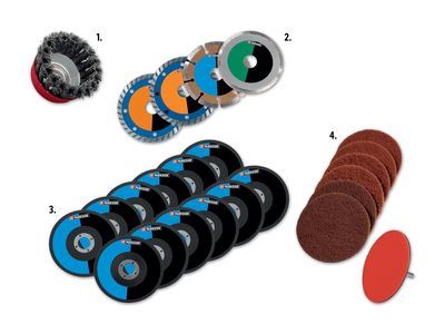 Accessoires pour meuleuse d'angle