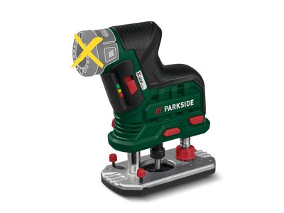 Rechargeable vertical router