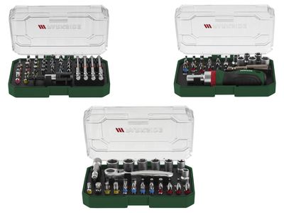 Ratchet bit and socket set / bit set / ratchet screwdriver bit and socket set