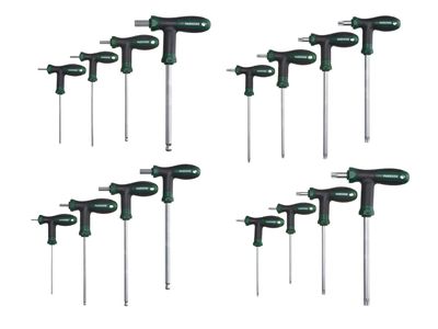 Imbuszkulcs készlet gömbvéggel/Torx