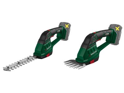 Cordless grass and hedge trimmer