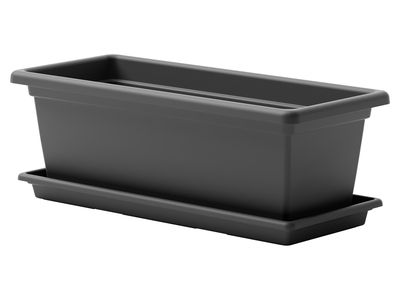 Pflanzgefäß mit Untersetzer, 40 cm