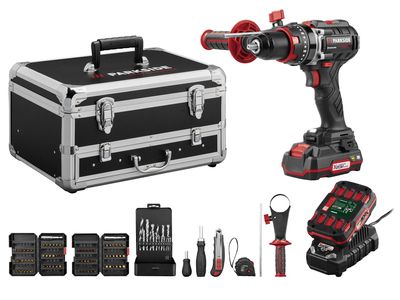 Ασύρματο κρουστικό δράπανο με εξαρτήματα