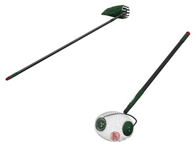 Fruit picker / telescopic roller collector
