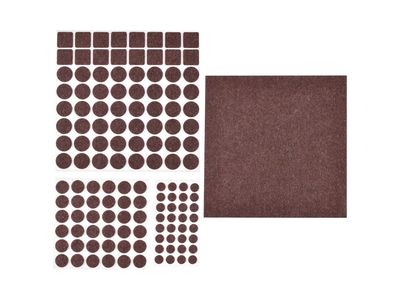 Set of felt pads or protective pads