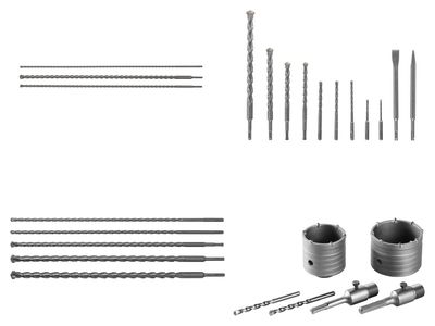 Juego de brocas / juego de cinceles / juego de coronas
