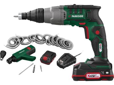 Akkubetriebene Trockenbauschrauberpistole, 20 V