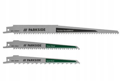 Reciprocating saw blade set