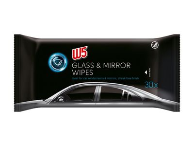 Lenços úmidos para limpeza de para-brisas e vidros