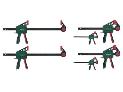 One-hand clamp sets, 2 or 4 pieces
