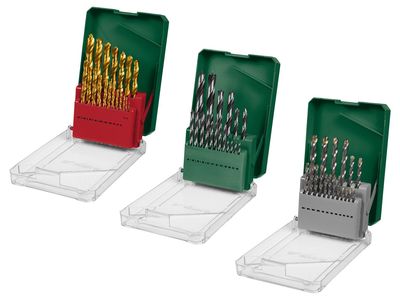 Bohrer-Set, 18 oder 19 Teile