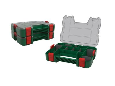 Set of small parts cases, 3 pieces