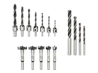 Wood drill bit set