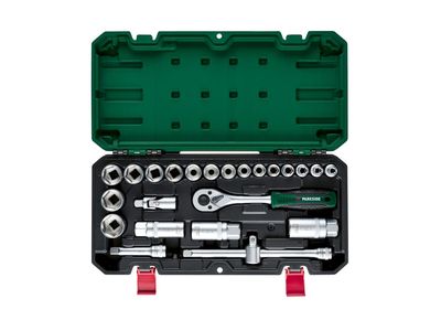 Socket wrench set, 24-piece