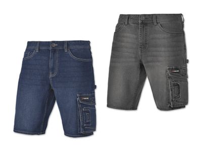 Heren denim werkshorts