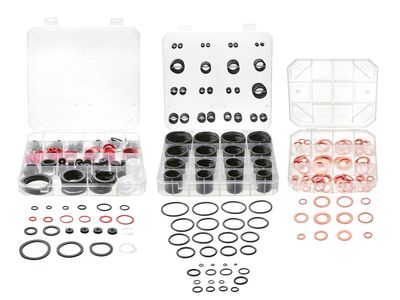 Set of seals or O-rings, 100, 386 or 419 pieces