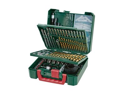 Drill bits and bits, 204 pieces