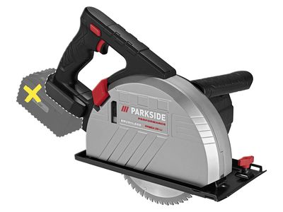 Rechargeable circular saw for metal