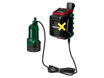 Cordless rainwater pump