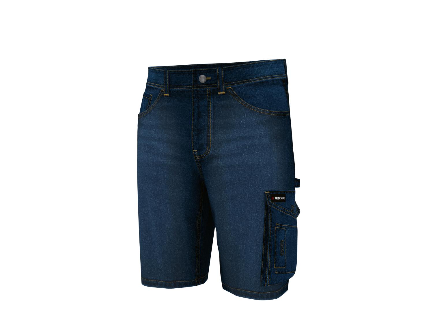Men's denim work shorts (509726) | ParkPrice